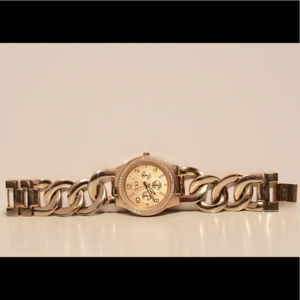 Gold stainless steal Forever 21 watch